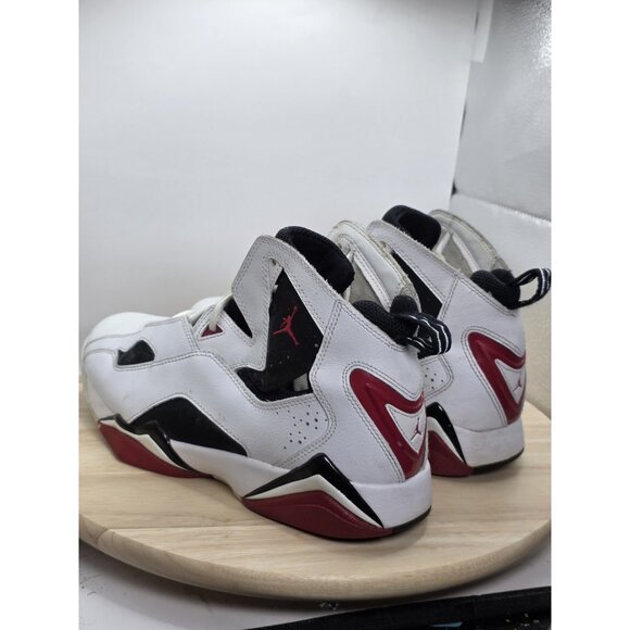 Jordan True Flight Mens Shoes Size 10 White Red 342964-112 Nike - Picture 7 of 9